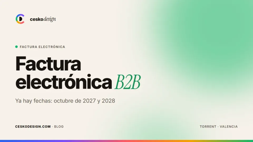 Factura electrónica entre empresas: ya hay fechas oficiales