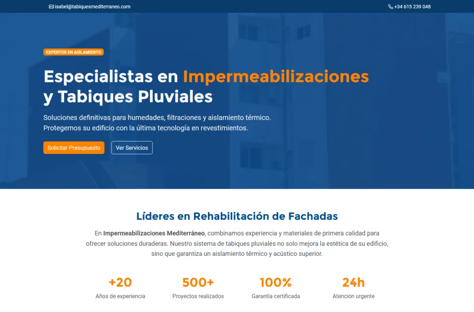 Impermeabilizaciones Mediterráneo